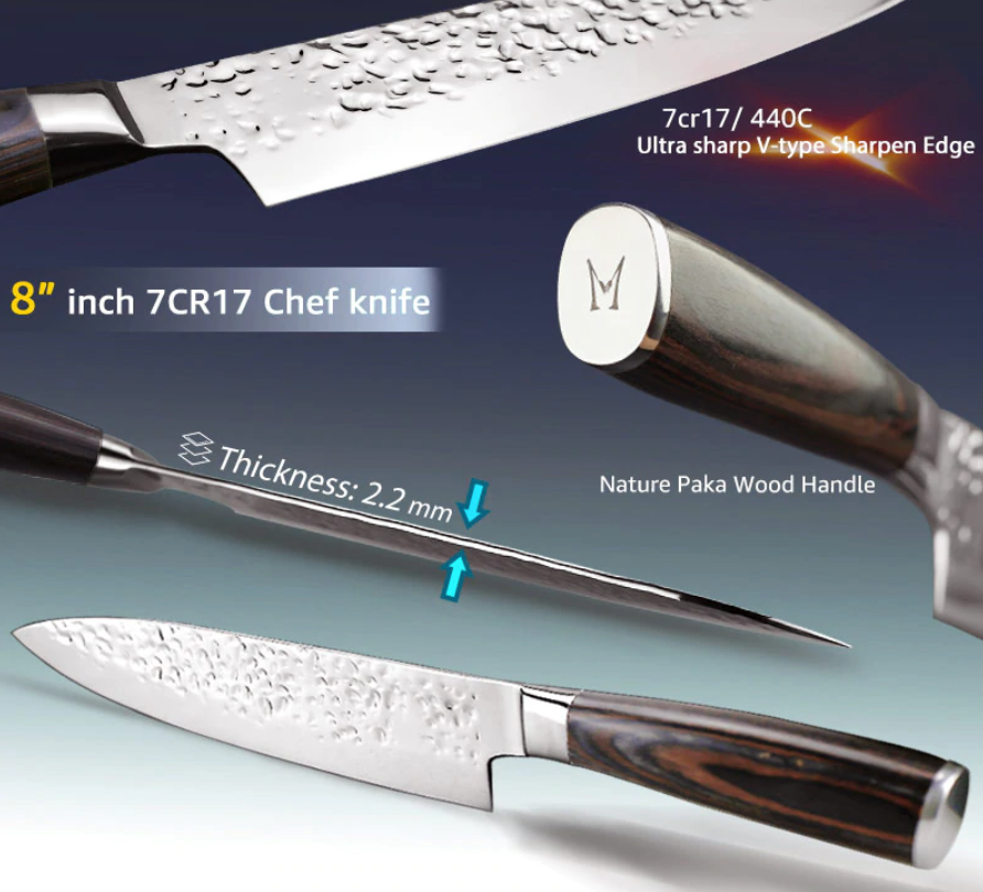 Handmade 8 Inch Kiritsuke Knife