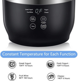 Greek Yogurt Maker with Stainless Steel Inner Pot